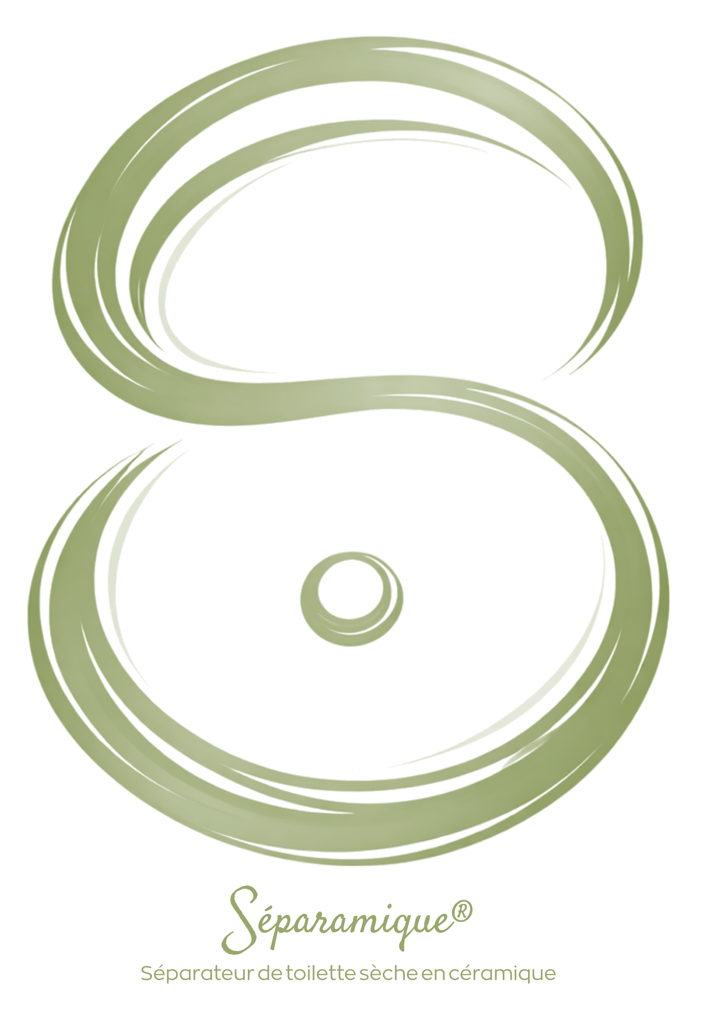 logo séparamique® séparateur de toilette sèche en céramique
